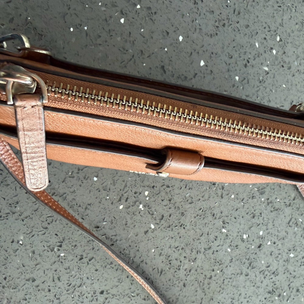 kate spade Brown Pebbled Leather Crossbody - Picture 4 of 7